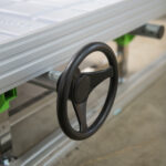 4ft rolling benches, 5ft rolling benches, rolling bench, stainless steel rolling bench, customized rolling bench, rolling bench gen 2, rolling bench gen II, grow racks, grow tray stands, rolling racks, single tier rolling racks, flood table