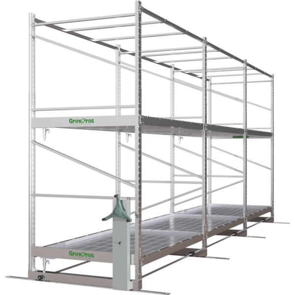 rolling rack, grow rolling rack, stainless steel rolling rack, multi-tier rolling rack, multi-layer rolling rack