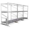 rolling rack, grow rolling rack, stainless steel rolling rack, multi-tier rolling rack, multi-layer rolling rack