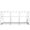rolling rack, grow rolling rack, stainless steel rolling rack, multi-tier rolling rack, multi-layer rolling rack